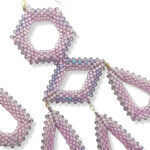 long chandelier earrings - beaded jewellery