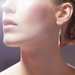 long twisted earrings - jewellery